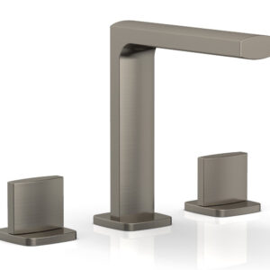 Phylrich RADI Widespread Faucet – Blade Handle High Spout 181-01 – Pewter