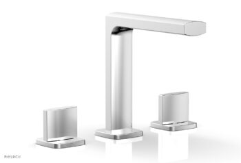 Phylrich RADI Widespread Faucet - Blade Handle High Spout 181-01 - Polished Chrome
