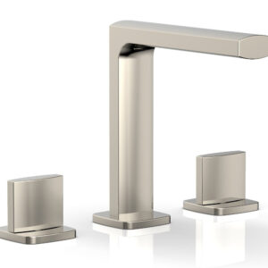 Phylrich RADI Widespread Faucet – Blade Handle High Spout 181-01 – Polished Nickel