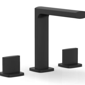 Phylrich RADI Widespread Faucet – Blade Handle High Spout 181-01 – Matte Black