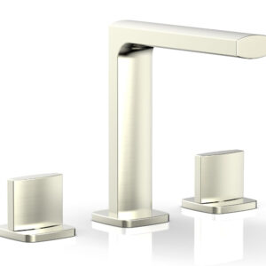Phylrich RADI Widespread Faucet – Blade Handle High Spout 181-01 – Satin Nickel
