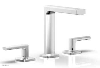 Phylrich RADI Widespread Faucet Lever Handles High Spout 181-02 - Polished Chrome