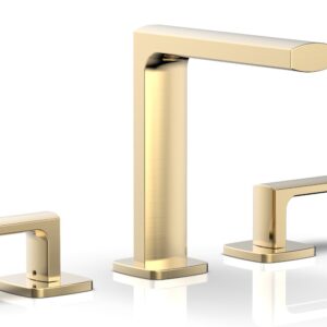 Phylrich RADI Widespread Faucet Lever Handles High Spout 181-02 – Satin Brass