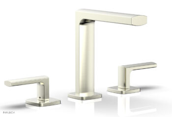 Phylrich RADI Widespread Faucet Lever Handles High Spout 181-02 - Satin Nickel