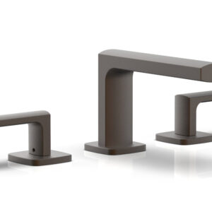 Phylrich RADI Widespread Faucet – Lever Handles Low Spout 181-05 – Oil Rubbed Bronze