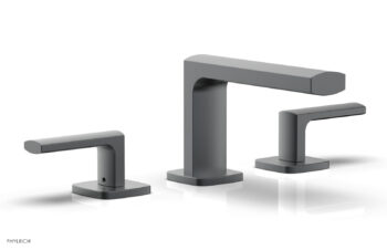 Phylrich RADI Widespread Faucet - Lever Handles Low Spout 181-05 - Gun Metal