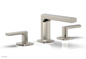 Phylrich RADI Widespread Faucet - Lever Handles Low Spout 181-05 - Polished Nickel