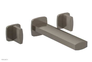 Phylrich RADI Wall Lavatory Set - Blade Handles 181-11 - Pewter