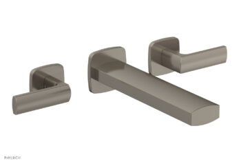 Phylrich RADI Wall Lavatory Set - Lever Handles 181-12 - Pewter