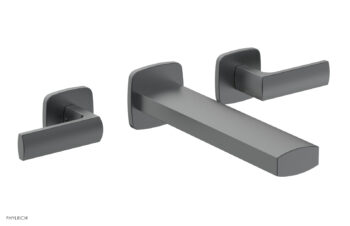 Phylrich RADI Wall Lavatory Set - Lever Handles 181-12 - Gun Metal