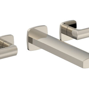 Phylrich RADI Wall Lavatory Set – Lever Handles 181-12 – Polished Nickel