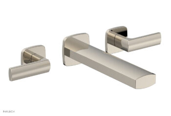 Phylrich RADI Wall Lavatory Set - Lever Handles 181-12 - Polished Nickel