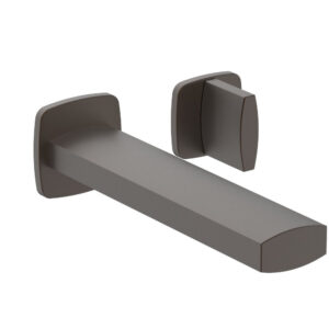 Phylrich RADI Single Handle Wall Lavatory Set – Blade Handles 181-15 – Oil Rubbed Bronze