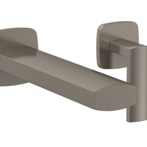 Phylrich RADI Single Handle Wall Lavatory Set – Lever Handles 181-16 – Pewter