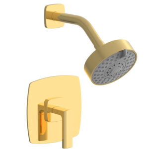 Phylrich RADI Pressure Balance Shower Set – Lever Handle 181-22 – Polished Gold
