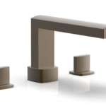 Phylrich RADI Deck Tub Set - Blade Handles 181-40 - Old English Brass