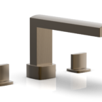 Phylrich RADI Deck Tub Set - Blade Handles 181-40 - Antique Brass