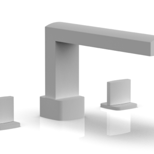 Phylrich RADI Deck Tub Set – Blade Handles 181-40 – Satin White