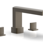 Phylrich RADI Deck Tub Set - Blade Handles 181-40 - Architectural Bronze