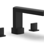 Phylrich RADI Deck Tub Set - Blade Handles 181-40 - Matte Black