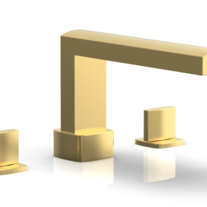 Phylrich RADI Deck Tub Set – Blade Handles 181-40 – Satin Gold