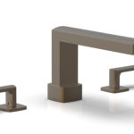 Phylrich RADI Deck Tub Set - Lever Handles 181-41 - Old English Brass