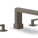 Phylrich RADI Deck Tub Set - Lever Handles 181-41 - Architectural Bronze