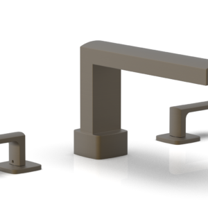 Phylrich RADI Deck Tub Set – Lever Handles 181-41 – Architectural Bronze