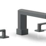 Phylrich RADI Deck Tub Set - Lever Handles 181-41 - Gun Metal