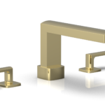Phylrich RADI Deck Tub Set - Lever Handles 181-41 - Polished Brass