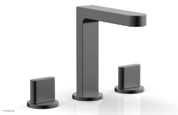 Phylrich ROND Widespread Faucet - Blade Handles High Spout 183-01 - Gun Metal