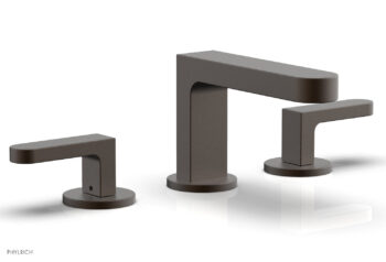 Phylrich ROND Widespread Faucet - Lever Handles Low Spout 183-05 - Oil Rubbed Bronze