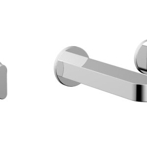 Phylrich ROND Wall Lavatory Set – Blade Handles 183-11 – Polished Chrome