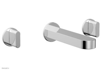 Phylrich ROND Wall Lavatory Set - Blade Handles 183-11 - Polished Chrome