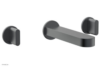 Phylrich ROND Wall Lavatory Set - Blade Handles 183-11 - Gun Metal