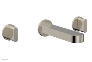 Phylrich ROND Wall Lavatory Set - Blade Handles 183-11 - Polished Nickel