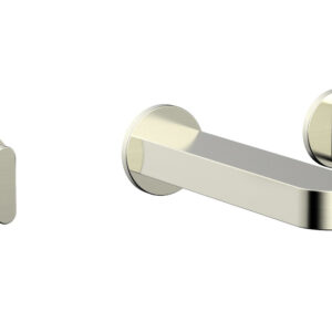 Phylrich ROND Wall Lavatory Set – Blade Handles 183-11 – Satin Nickel