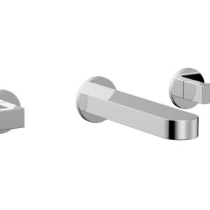 Phylrich ROND Wall Lavatory Set – Lever Handles 183-12 – Polished Chrome