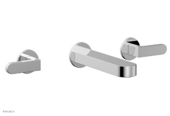 Phylrich ROND Wall Lavatory Set - Lever Handles 183-12 - Polished Chrome