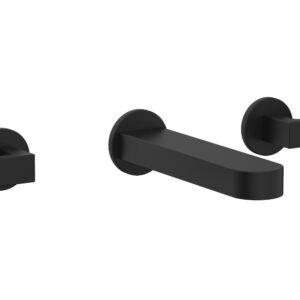 Phylrich ROND Wall Lavatory Set – Lever Handles 183-12 – Matte Black