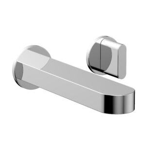 Phylrich ROND Single Handle Wall Lavatory Set – Blade Handles 183-15 – Polished Chrome