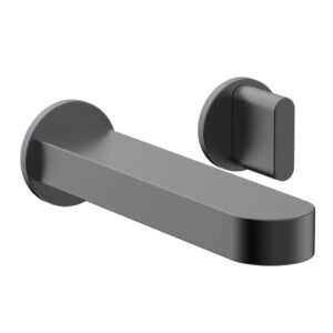 Phylrich ROND Single Handle Wall Lavatory Set – Blade Handles 183-15 – Gun Metal