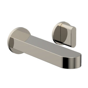 Phylrich ROND Single Handle Wall Lavatory Set – Blade Handles 183-15 – Polished Nickel