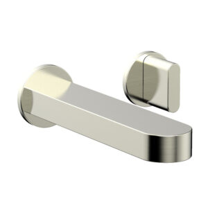 Phylrich ROND Single Handle Wall Lavatory Set – Blade Handles 183-15 – Satin Nickel