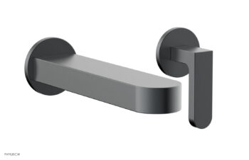 Phylrich ROND Single Handle Wall Lavatory Set - Lever Handles 183-16 - Gun Metal