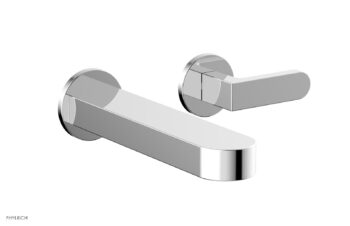 Phylrich ROND Single Handle Wall Lavatory Set - Lever Handles 183-16 - Polished Chrome