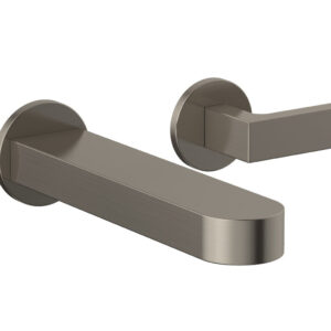 Phylrich ROND Single Handle Wall Lavatory Set – Lever Handles 183-16 – Pewter