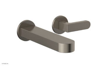 Phylrich ROND Single Handle Wall Lavatory Set - Lever Handles 183-16 - Pewter