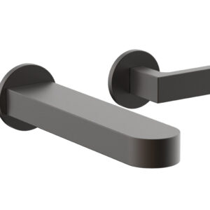 Phylrich ROND Single Handle Wall Lavatory Set – Lever Handles 183-16 – Oil Rubbed Bronze