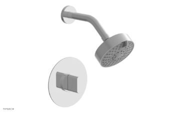 Phylrich ROND Pressure Balance Shower Set - Blade Handle 183-21 - Polished Chrome